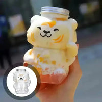 Cute Creative Animal PET Bottles (500 ml) - Bear Hugs