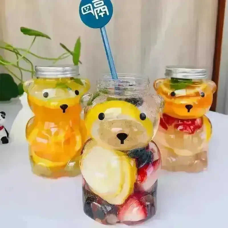 Cute Creative Animal PET Bottles (500 ml) - Bear Hugs