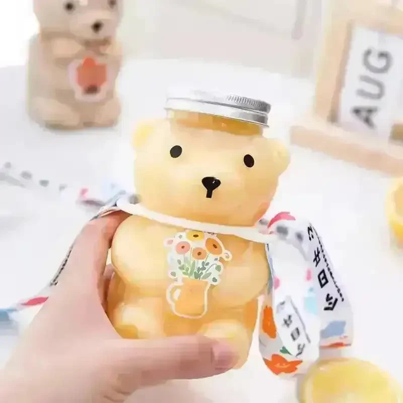 Cute Creative Animal PET Bottles (500 ml) - Bear Hugs
