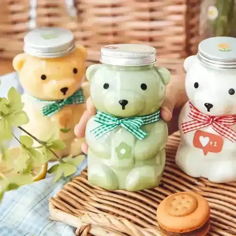Cute Creative Animal PET Bottles (500 ml) - Bear Hugs