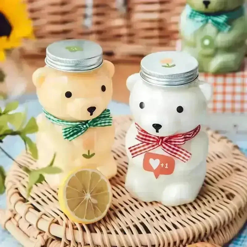 Cute Creative Animal PET Bottles (500 ml) - Bear Hugs