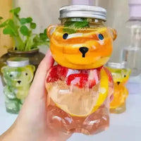Cute Creative Animal PET Bottles (500 ml) - Bear Hugs