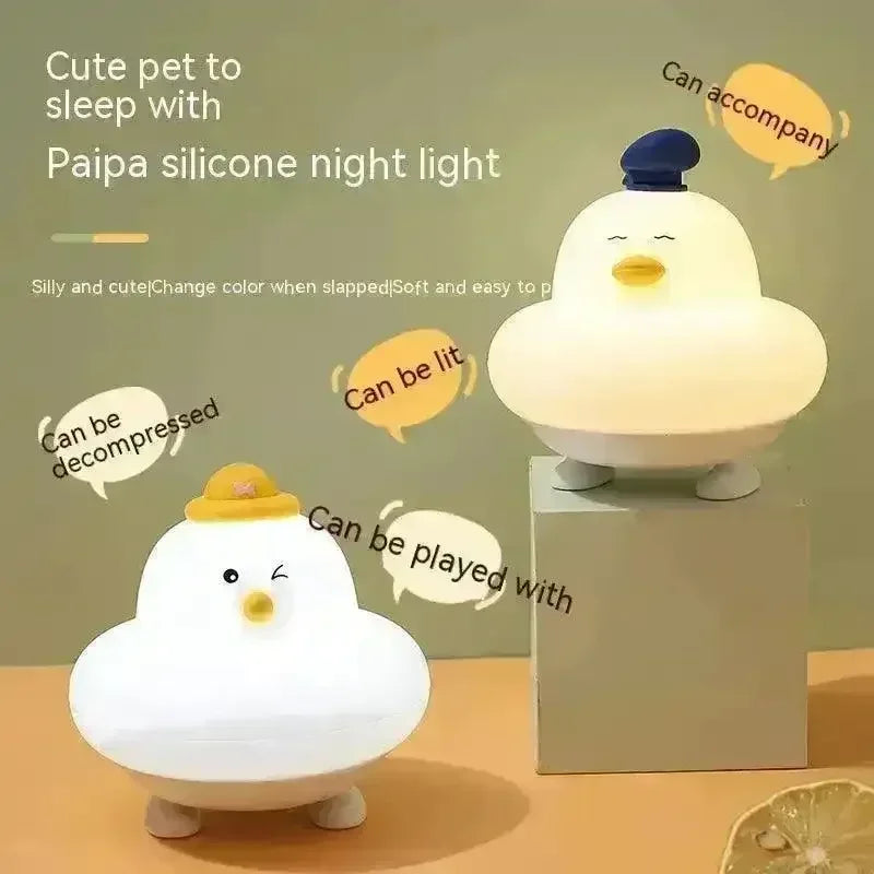 Cute Duck and Chick LED Touch Night Lamp - Bear Hugs