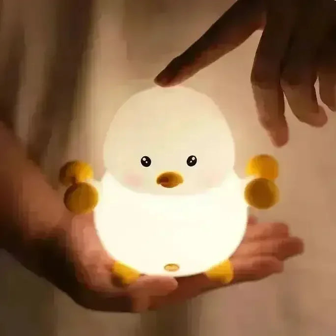Cute Dumbbell Duck Silicon Lamp - Bear Hugs