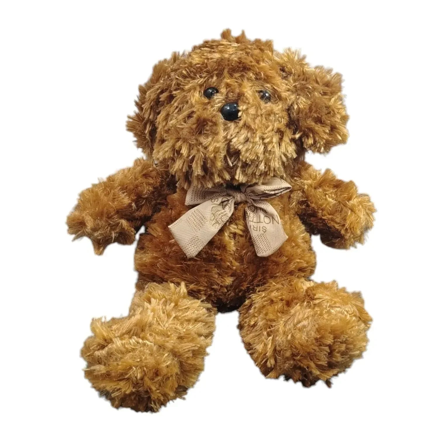 Cute Furry Bow Dog Plush Toy (40 cm) - Bear Hugs