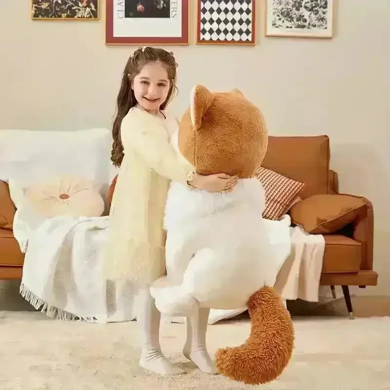 Cute Giant Ikasa White Cat (60 cm) - Bear Hugs