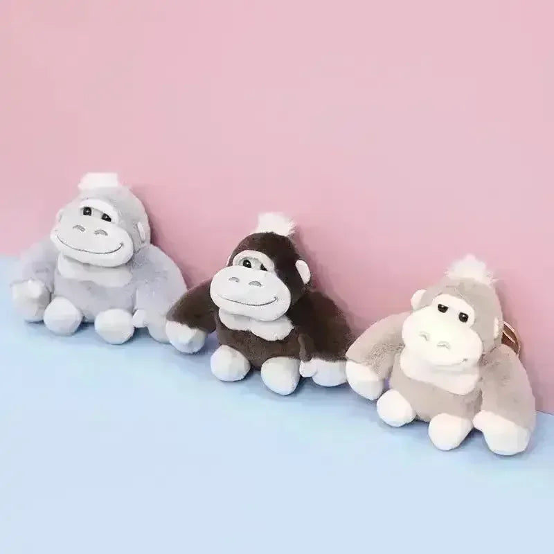 Cute Gorilla Plush Keychain - Bear Hugs