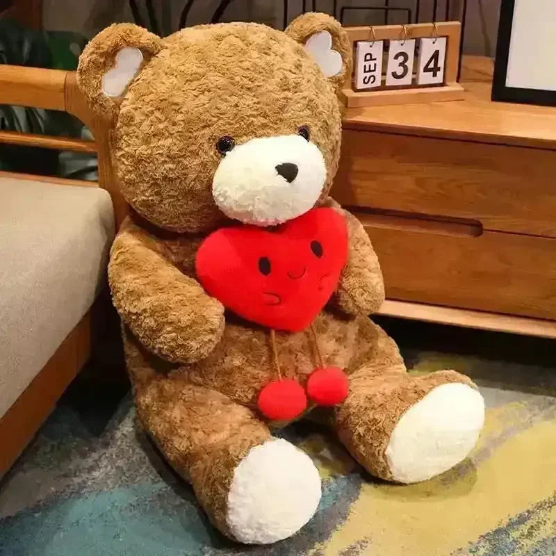 Cute Hug Heart Teddy Bear Plushie (55 cm) - Bear Hugs