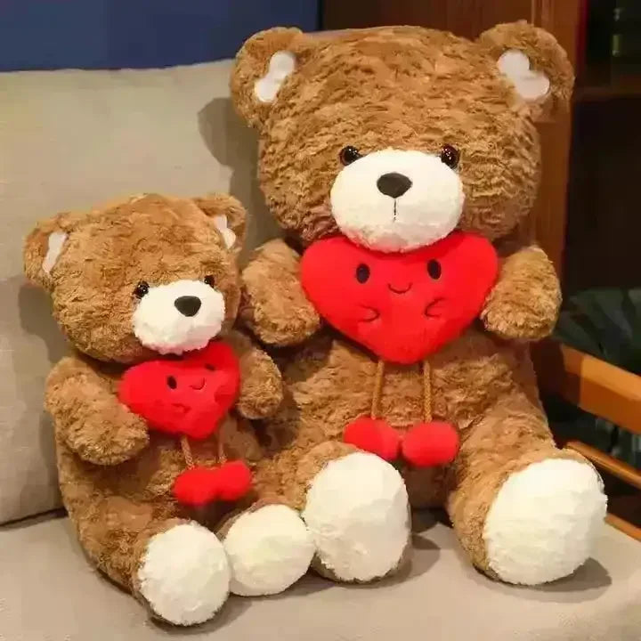 Cute Hug Heart Teddy Bear Plushie (55 cm) - Bear Hugs