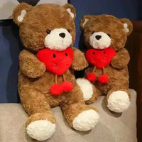 Cute Hug Heart Teddy Bear Plushie (55 cm) - Bear Hugs