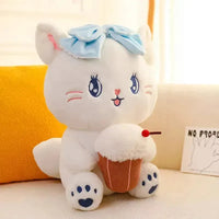 Cute Ice Cream Kitty Plush Toy (45 cm) - Bear Hugs
