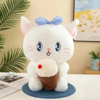 Cute Ice Cream Kitty Plush Toy (45 cm) - Bear Hugs