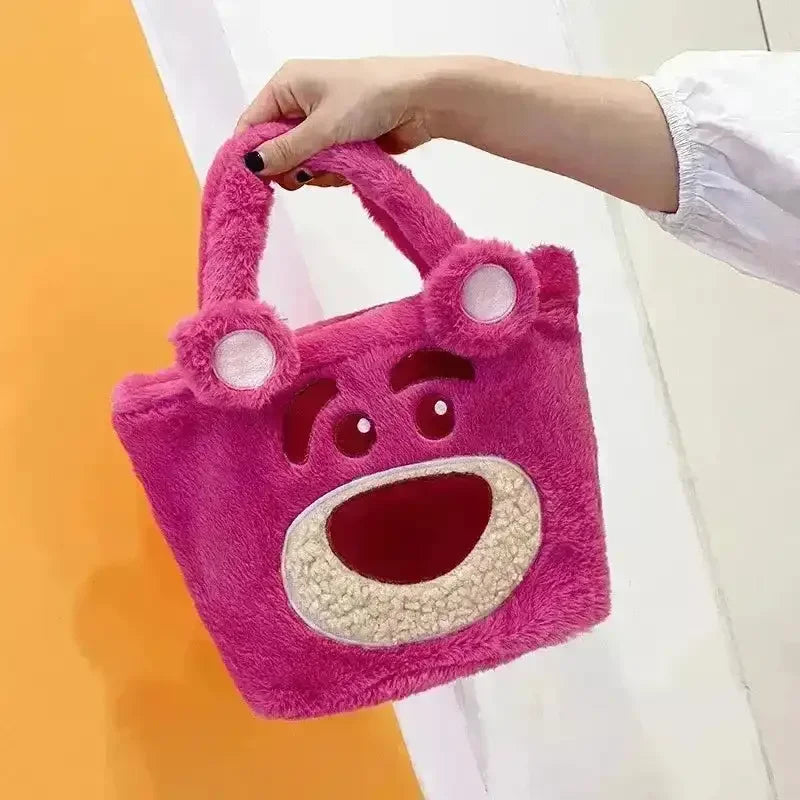 Cute Lotso and Daisy Plush Handbag - Bear Hugs