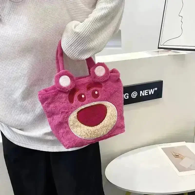 Cute Lotso and Daisy Plush Handbag - Bear Hugs