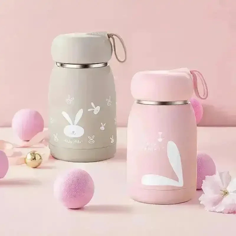 Cute Mini Temperature Display Bottle (320 ml) - Bear Hugs