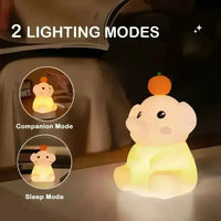 Cute Orange Elephant Night Light - Bear Hugs