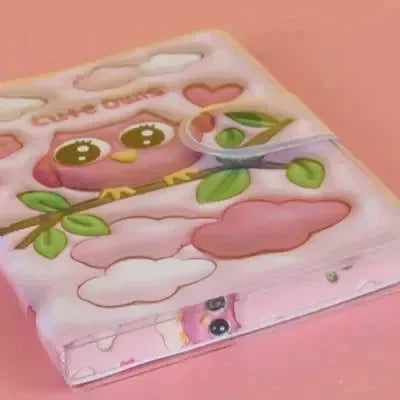 Cute Owls A7 Diary - Bear Hugs