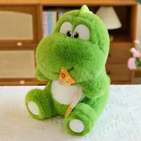 Cute Pizza Eating Dinosaur Plushie - Bear Hugs