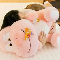 Cute Pizza Eating Dinosaur Plushie - Bear Hugs