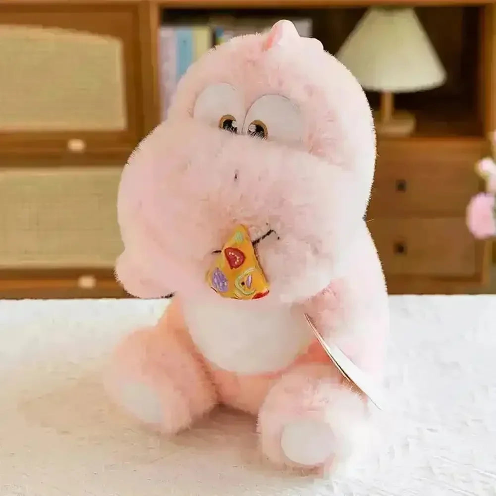 Cute Pizza Eating Dinosaur Plushie - Bear Hugs