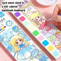 Cute Princess Watercolor Coloring Book - Bear Hugs