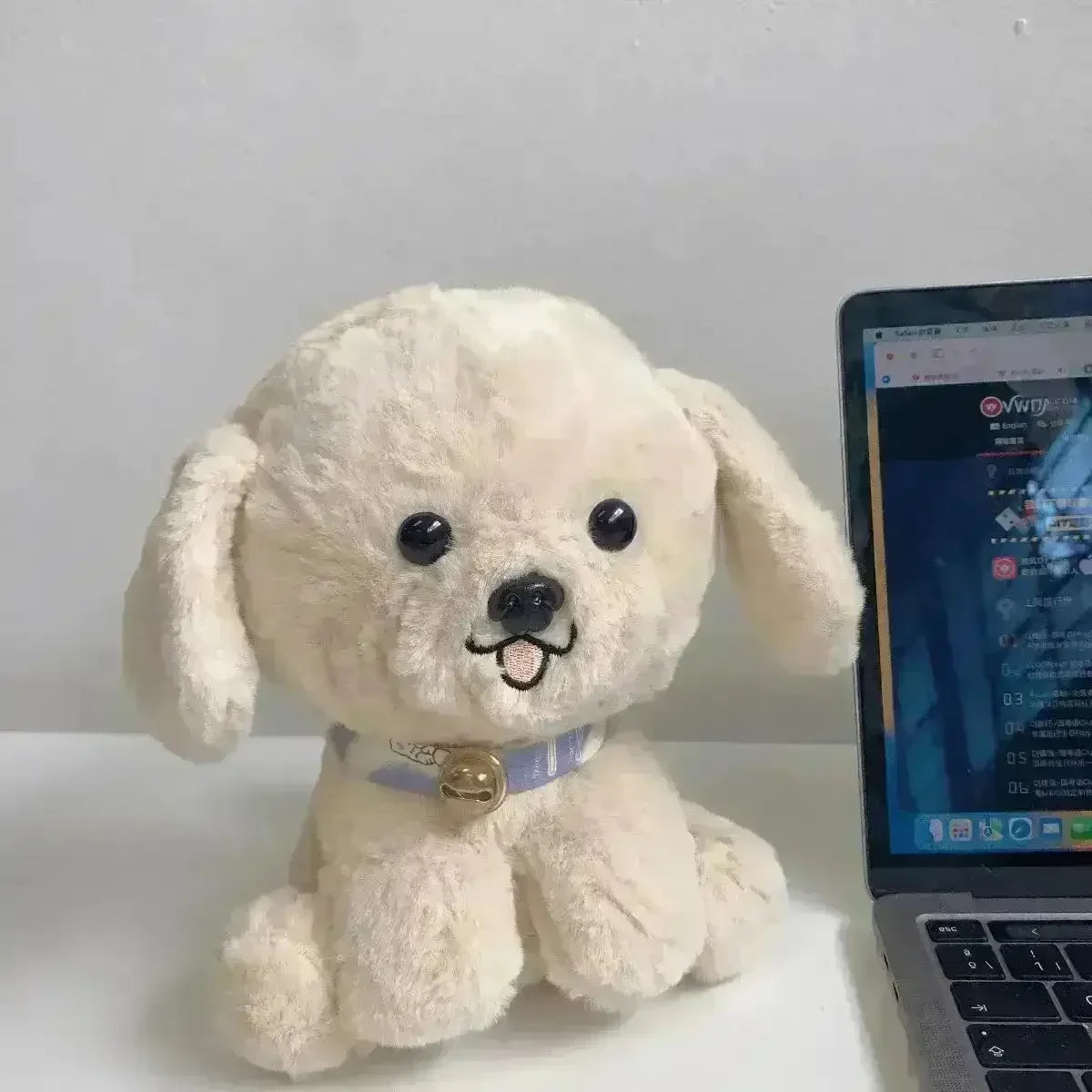 Cute Puppy Sitting Plush Toy (25 cm) - Bear Hugs