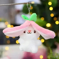 Cute Reversible Fruit Cinnamoroll Plush Keychain - Bear Hugs