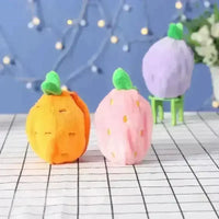 Cute Reversible Fruit Cinnamoroll Plush Keychain - Bear Hugs