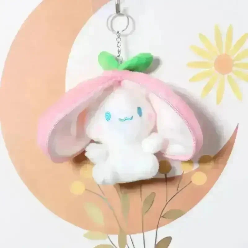 Cute Reversible Fruit Cinnamoroll Plush Keychain - Bear Hugs