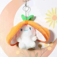 Cute Reversible Fruit Cinnamoroll Plush Keychain - Bear Hugs