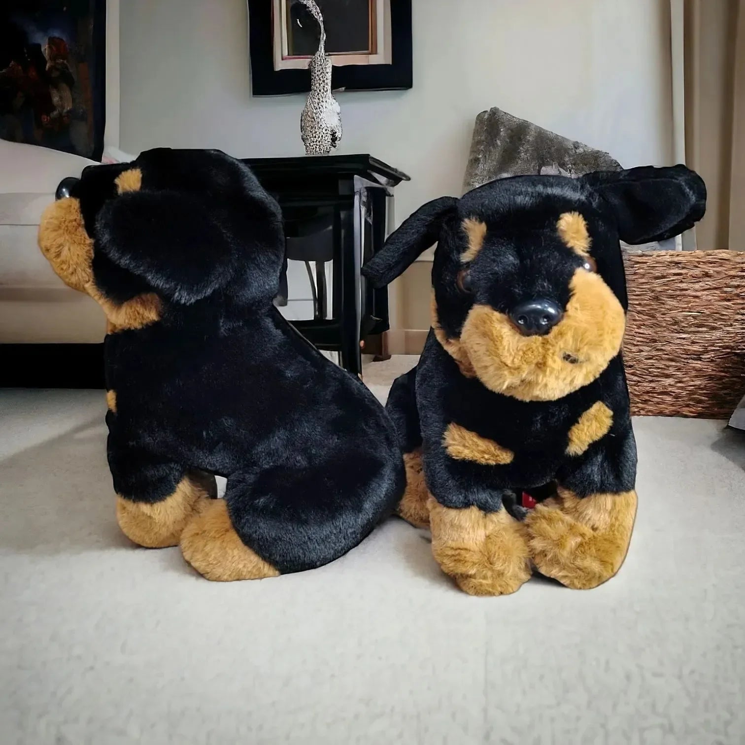 Cute Rottweiler Dog Plush Toy (35 cm) - Bear Hugs