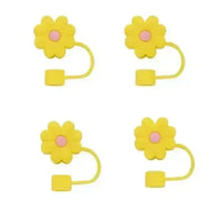 Cute Silicone Straw Covers Cap for Stanley Cup (4 Pcs) - Bear Hugs