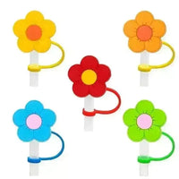 Cute Silicone Straw Covers Cap for Stanley Cup (4 Pcs) - Bear Hugs