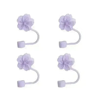 Cute Silicone Straw Covers Cap for Stanley Cup (4 Pcs) - Bear Hugs