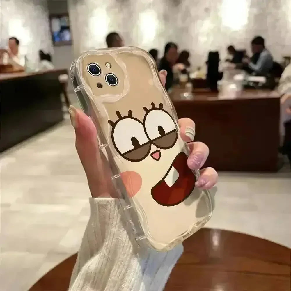 Cute SpongeBob 3D Case (For iPhones) - Bear Hugs