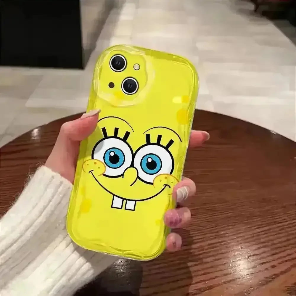 Cute SpongeBob 3D Case (For iPhones) - Bear Hugs