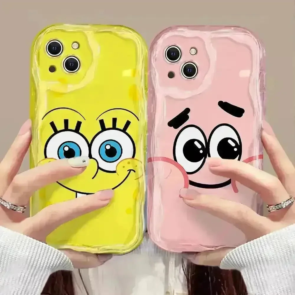 Cute SpongeBob 3D Case (For iPhones) - Bear Hugs
