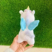 Cute Unicorn Embroidered Wings Plushie (25 cm) - Bear Hugs