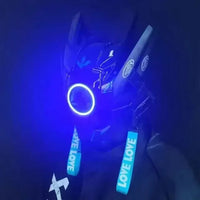 Cyberpunk LED Cosplay Helmet Mask - Bear Hugs