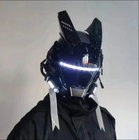 Cyberpunk LED Cosplay Helmet Mask - Bear Hugs