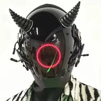 Cyberpunk LED Cosplay Helmet Mask - Bear Hugs