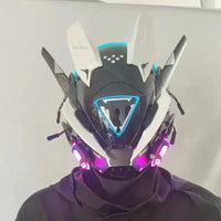 Cyberpunk LED Cosplay Helmet Mask - Bear Hugs
