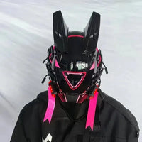 Cyberpunk LED Cosplay Helmet Mask - Bear Hugs