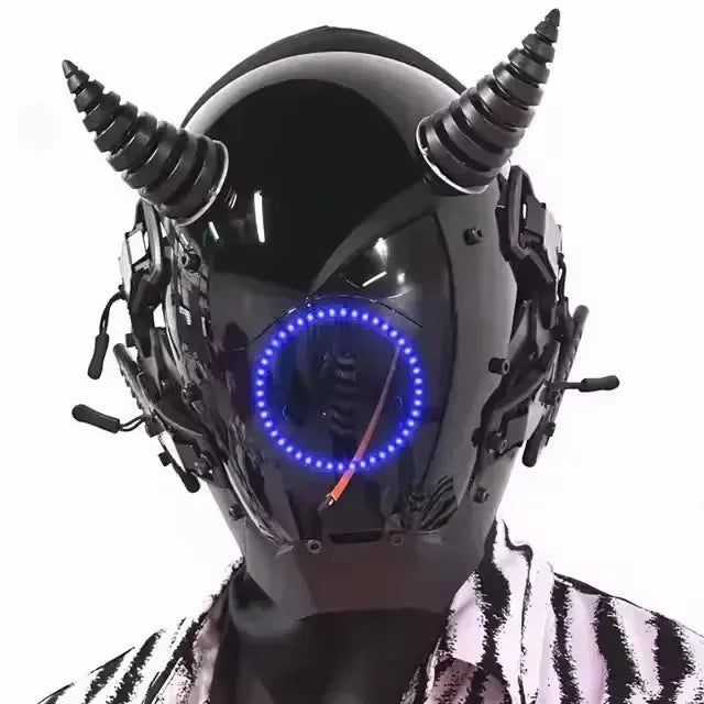 Cyberpunk LED Cosplay Helmet Mask - Bear Hugs