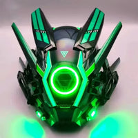 Cyberpunk LED Cosplay Helmet Mask - Bear Hugs