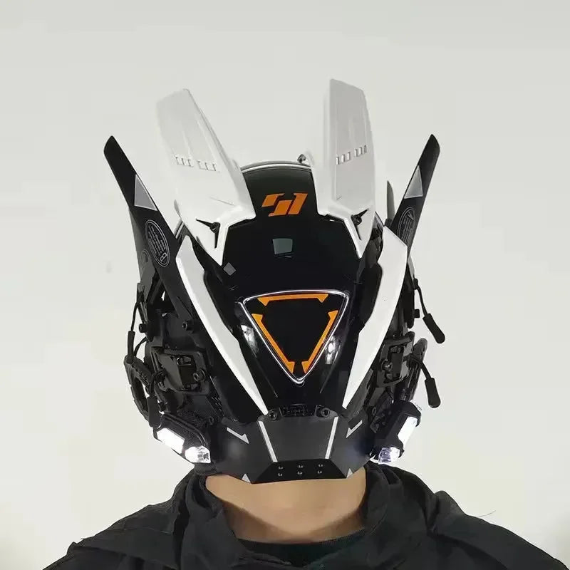 Cyberpunk LED Cosplay Helmet Mask - Bear Hugs