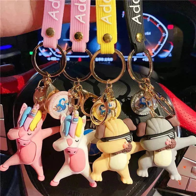 Dabbing Animal 3D Keychain - Bear Hugs