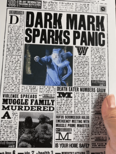 Daily Prophet Picture Changing Notebook - Bear Hugs