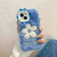 Daisy Flower Plush Phone Case (For iPhones) - Bear Hugs