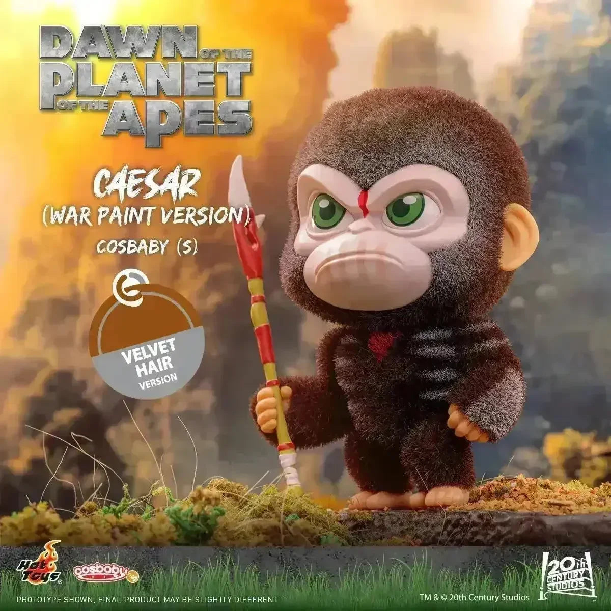 Dawn of the Planet of the Apes Cosbaby Caesar - Bear Hugs
